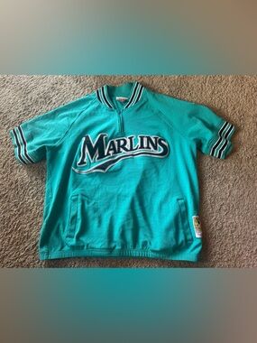 Mitchell & Ness Florida Marlins Andre Dawson #8 BP Jersey - Size L